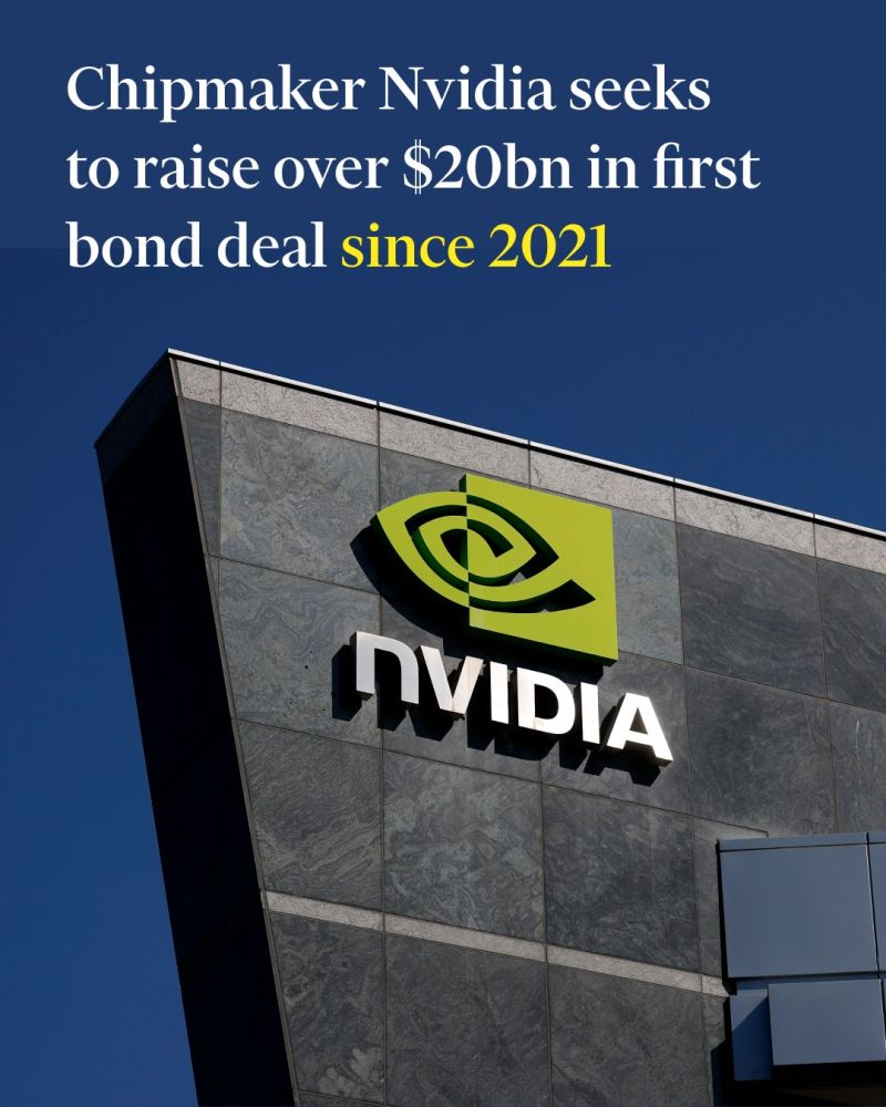 Nvidia is planning to sell at least $20bn of investment-grade debt in the US its first bond sale in more than five years in a test of investor appetite for further exposure to the AI sector.