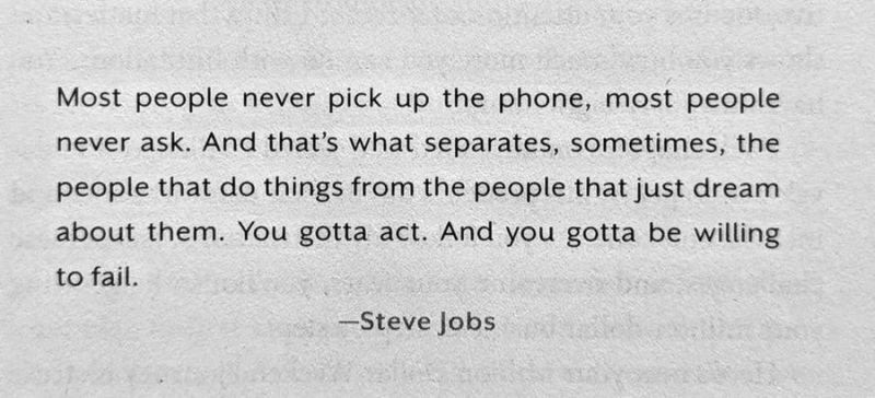 Steve Jobs literally explains why most people never succeed in life