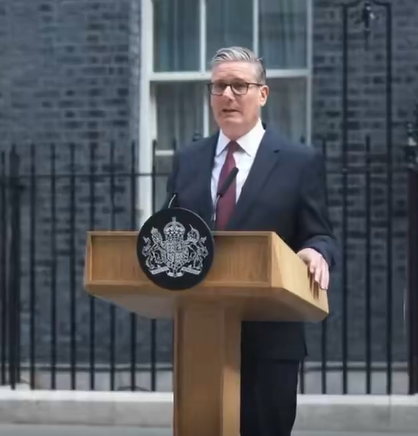 It's official! Keir Starmer has announced his resignation as UK Prime Minister and leader of Labour Party .