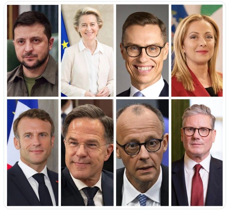 It seems that EU leaders aren't invited to the meeting with Zelensky & Trump...